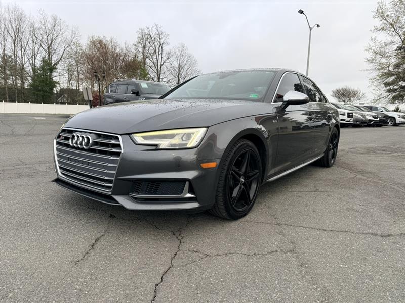 Gray 2018 Audi S4 3.0T quattro Premium Plus Sedan AWD Sedan All-Wheel Drive Automatic