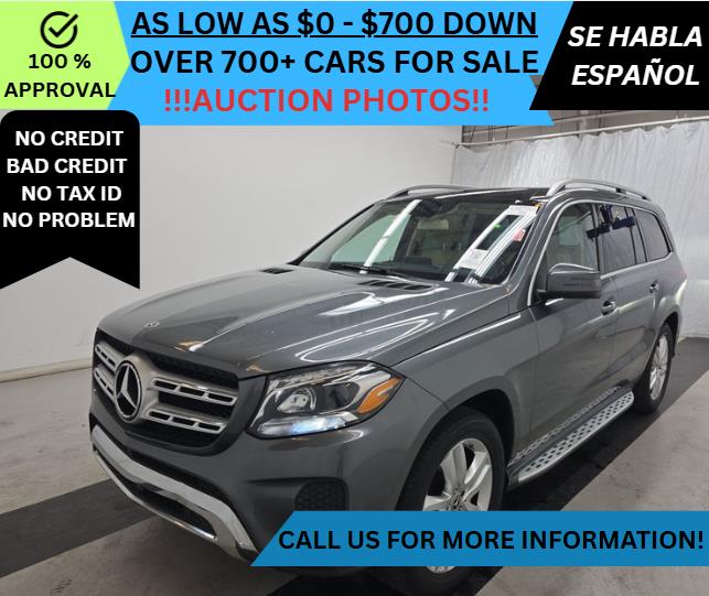 Gray 2018 Mercedes-Benz GLS 450 4MATIC SUV / Crossover All-Wheel Drive Automatic