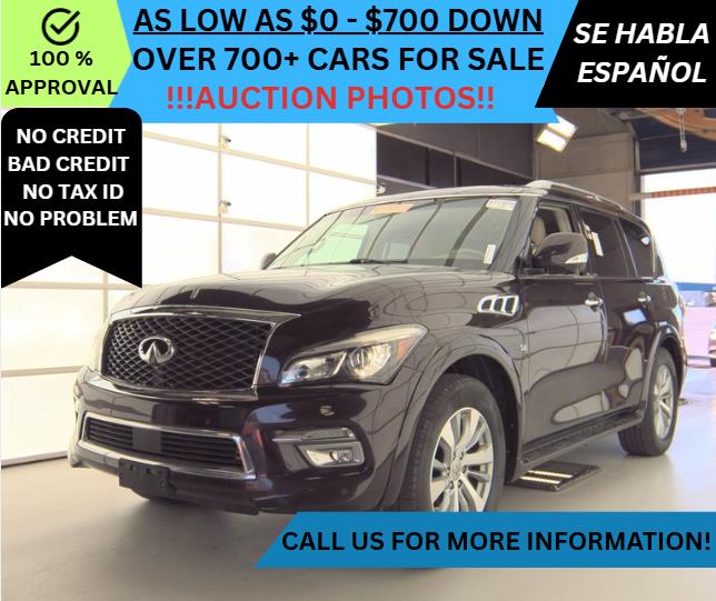 Red 2016 INFINITI QX80 SUV / Crossover Automatic