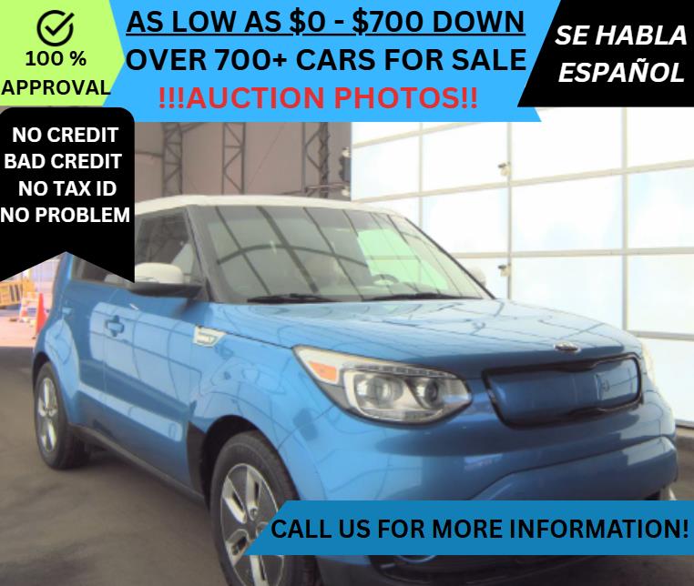 Blue 2017 Kia Soul EV e FWD Wagon Front-Wheel Drive Automatic
