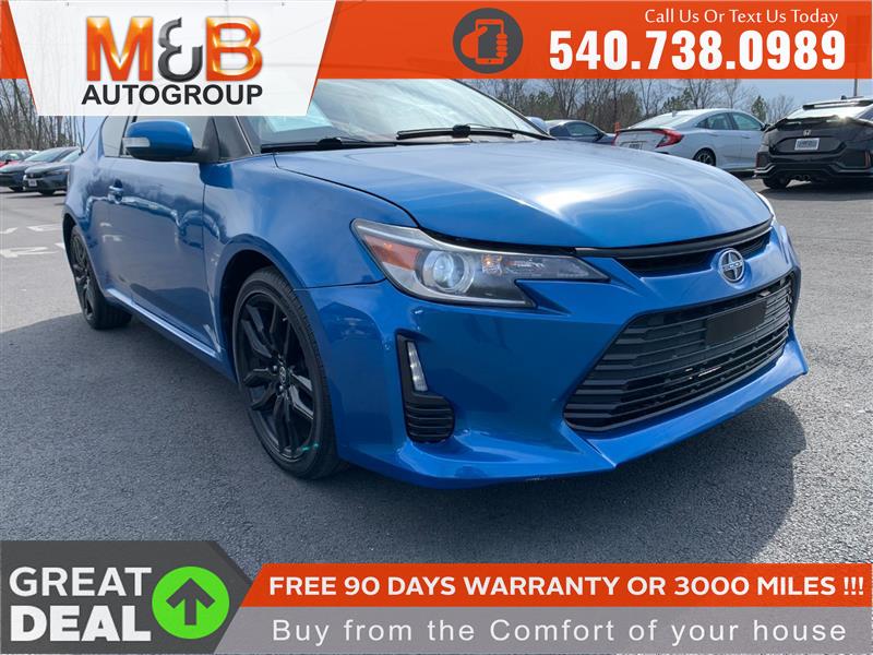 Blue Streak Metallic 2015 Scion tC Coupe Manual
