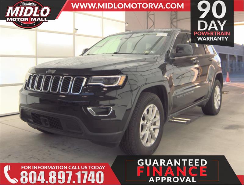 Black 2022 Jeep Grand Cherokee WK Laredo X 4WD SUV / Crossover Four-Wheel Drive Automatic