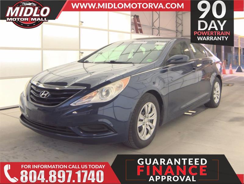 Blue 2011 Hyundai Sonata GLS FWD Sedan Front-Wheel Drive Automatic
