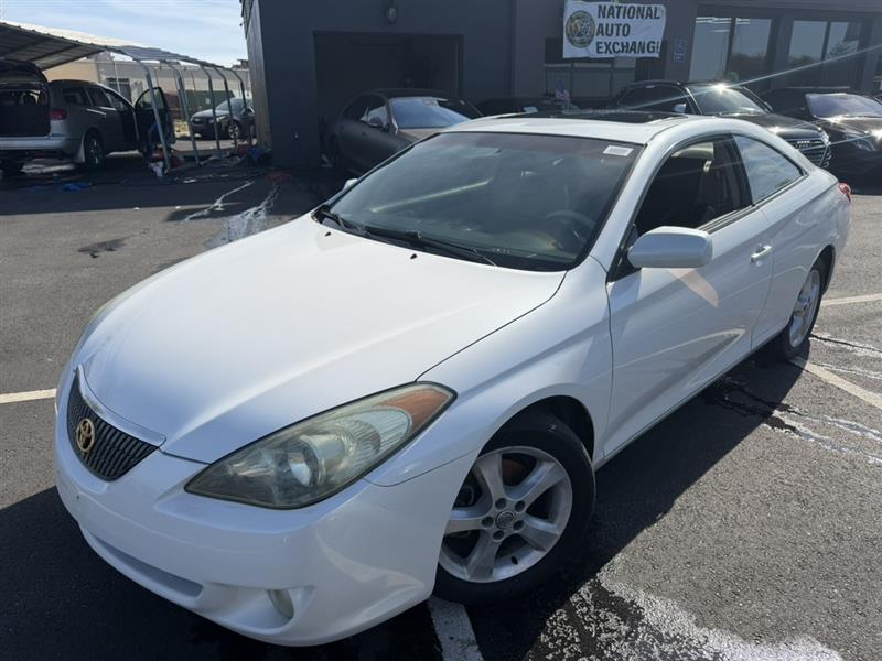 White 2004 Toyota Camry Solara SLE V6 Coupe Front-Wheel Drive Automatic