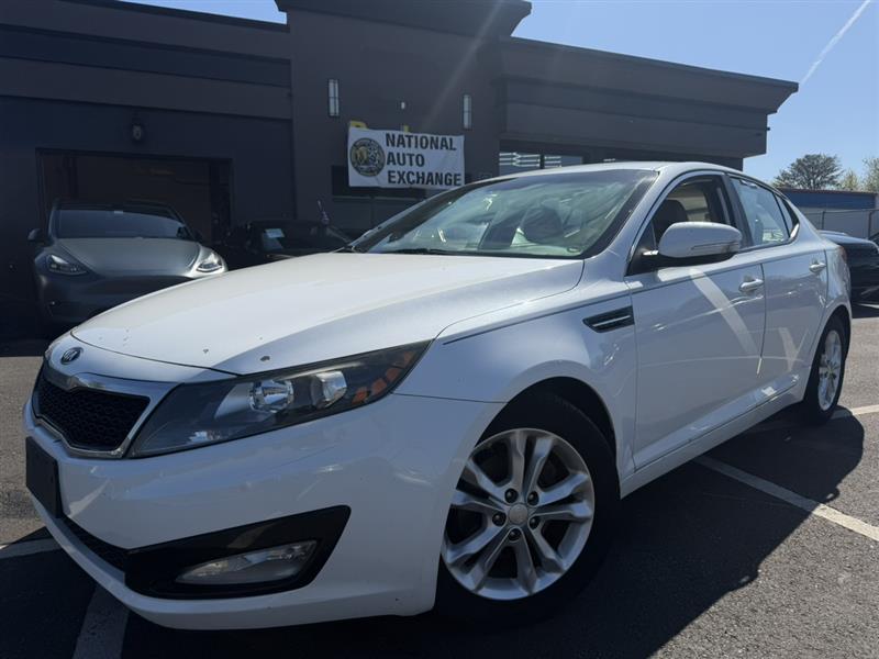 Snow White Pearl 2013 Kia Optima EX Sedan Front-Wheel Drive Automatic