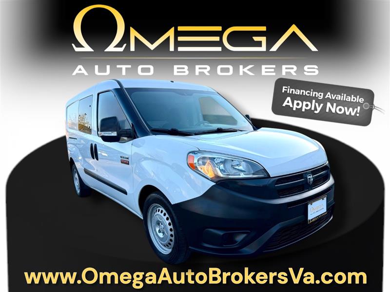 Bright White 2015 RAM ProMaster City Tradesman Cargo Van Van Front-Wheel Drive Automatic