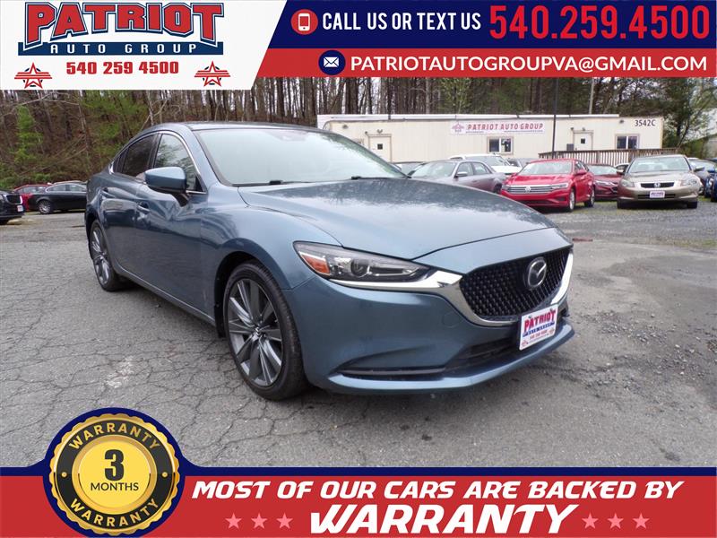 Blue 2018 Mazda MAZDA6 Touring Sedan FWD Sedan Front-Wheel Drive Automatic