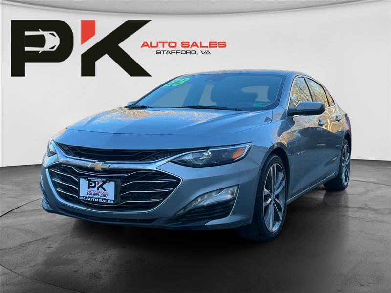 Silver 2023 Chevrolet Malibu LT with 1LT FWD Sedan Front-Wheel Drive Automatic