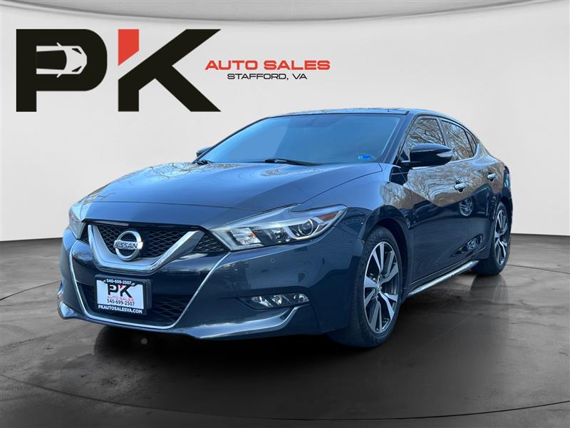 Gray 2017 Nissan Maxima SL FWD Sedan Front-Wheel Drive Automatic