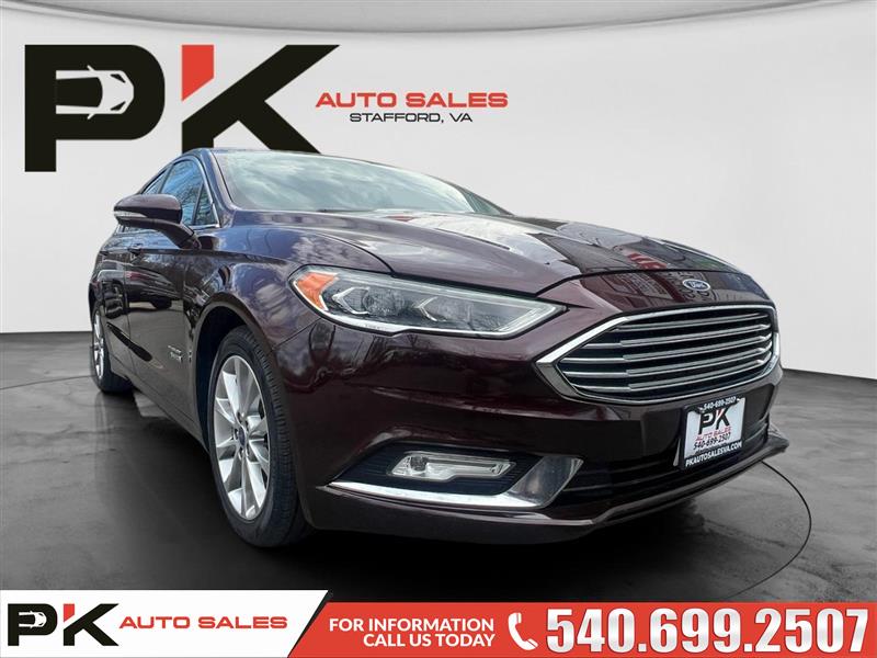 Red (Maroon) 2017 Ford Fusion Energi Sedan Automatic