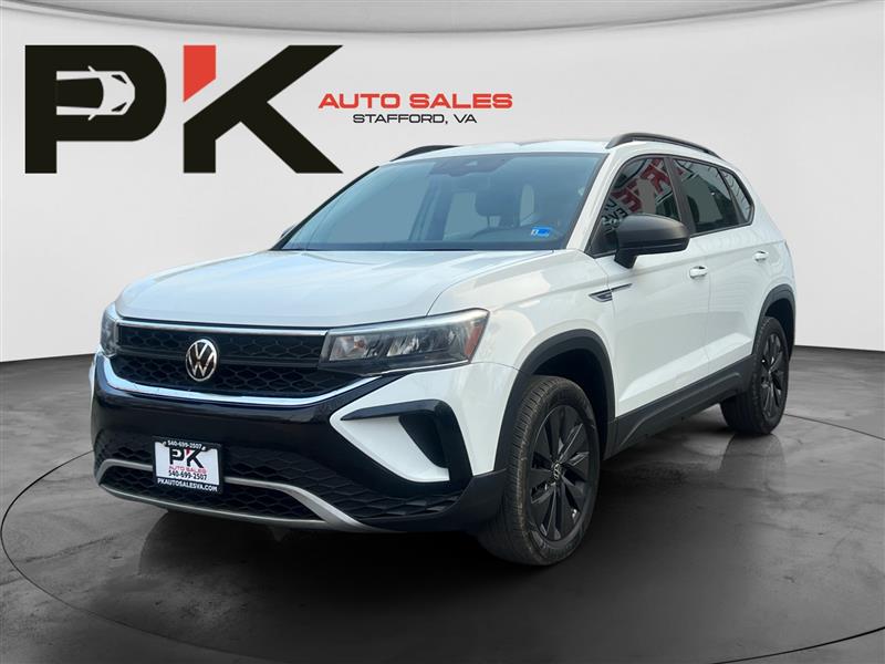 White 2022 Volkswagen Taos S FWD SUV / Crossover Front-Wheel Drive Automatic