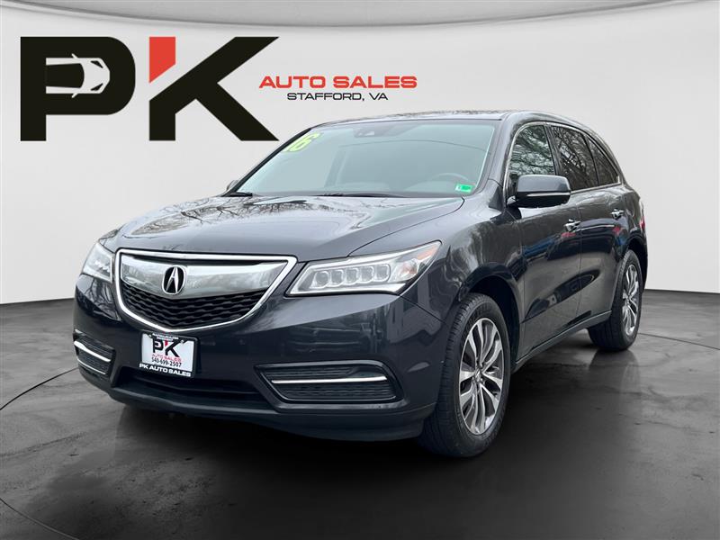 Gray 2016 Acura MDX SH-AWD with Technology Package SUV / Crossover All-Wheel Drive Automatic