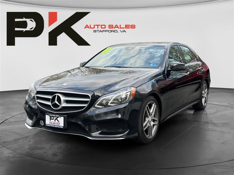Black 2016 Mercedes-Benz E-Class E 350 4MATIC Sedan All-Wheel Drive Automatic