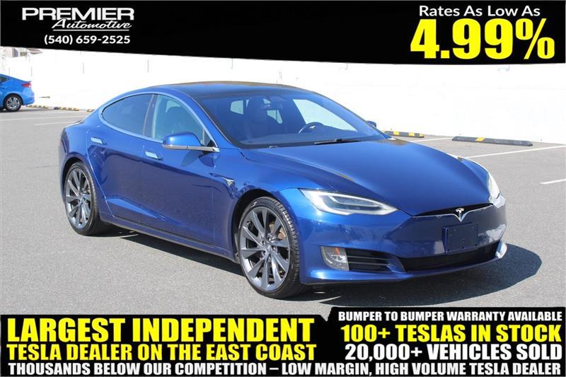 Deep Blue Metallic 2020 Tesla Model S Long Range AWD Sedan All-Wheel Drive Automatic