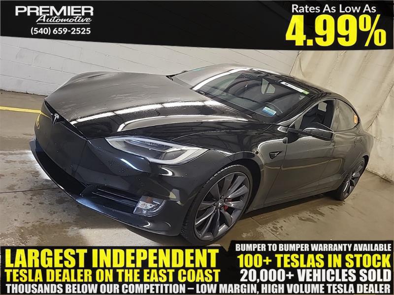 Obsidian Black Metallic 2017 Tesla Model S P100D AWD Sedan All-Wheel Drive Automatic