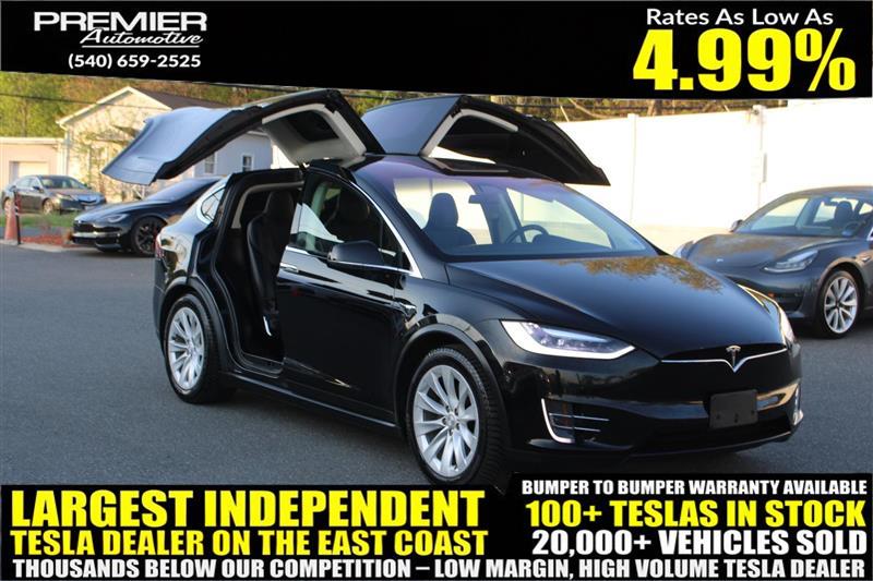 Obsidian Black Metallic 2017 Tesla Model X 75D AWD SUV / Crossover All-Wheel Drive Automatic