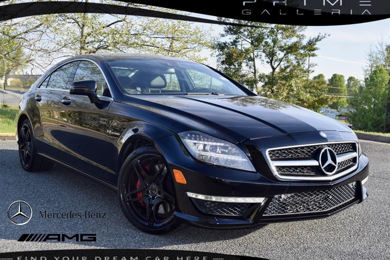 Black 2014 Mercedes-Benz CLS 63 AMG S-Model 4MATIC Sedan All-Wheel Drive Automatic