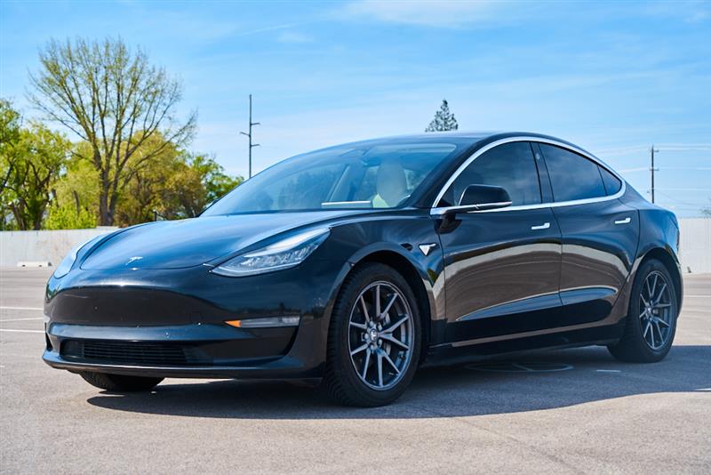Black 2019 Tesla Model 3 Long Range AWD Sedan All-Wheel Drive Automatic