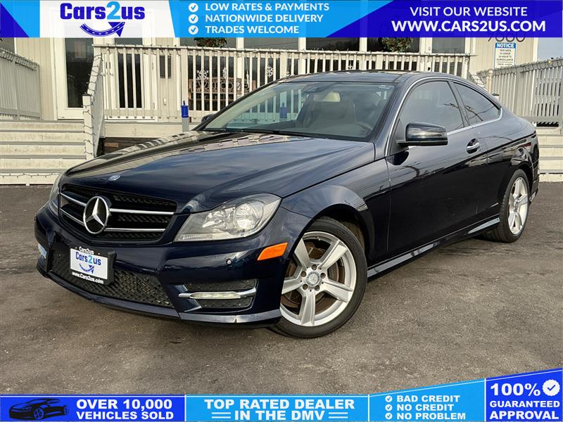 Dark Blue 2014 Mercedes-Benz C-Class C 250 Coupe Coupe Rear-Wheel Drive Automatic