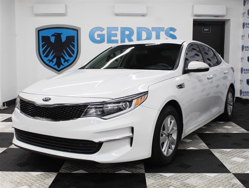 White 2016 Kia Optima LX Sedan Front-Wheel Drive Automatic