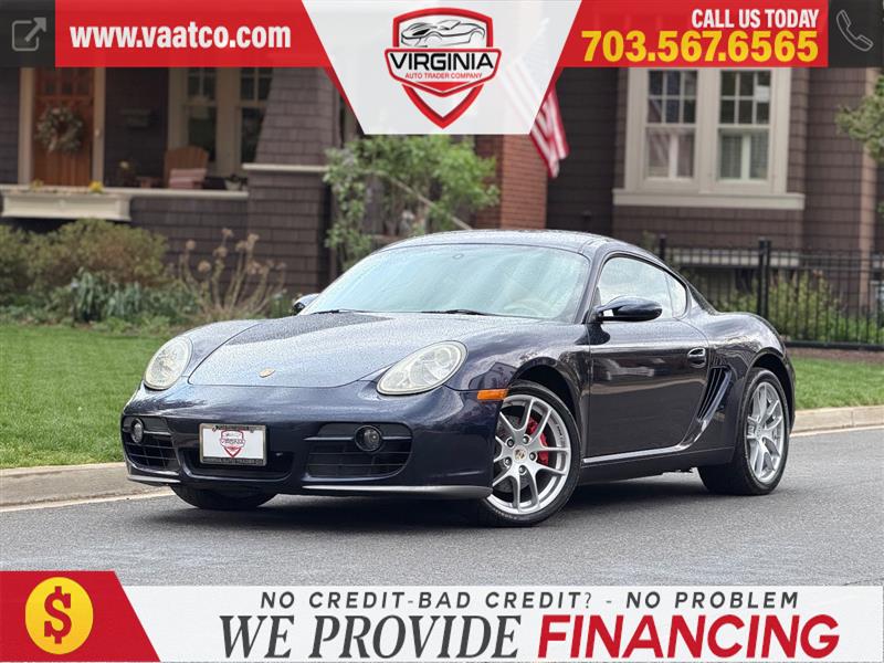Dark Blue 2006 Porsche Cayman S Coupe Rear-Wheel Drive