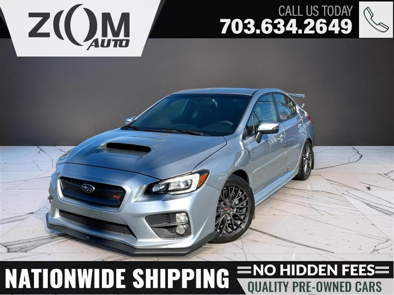 Ice Silver Metallic 2017 Subaru WRX STI AWD Sedan All-Wheel Drive Automatic